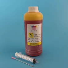 500 мл универсальные желтые чернила для заправки набор чернил для EPSON R270 R290 1390 T50 1400 комплект для принтера картридж для принтера чернильный изображения чернилами