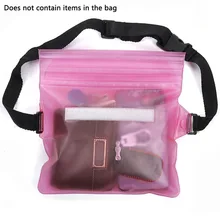 1 шт. 22 см водонепроницаемый плавательный мешок сенсорный экран мобильного телефона ПВХ поясной чехол карман Спорт на открытом воздухе прозрачный