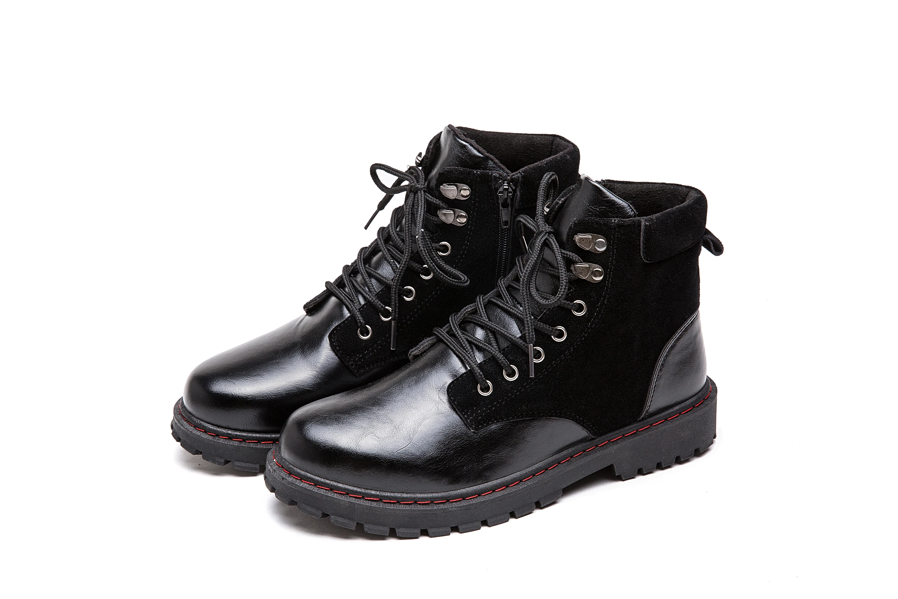 mens high cut lace up martin boots