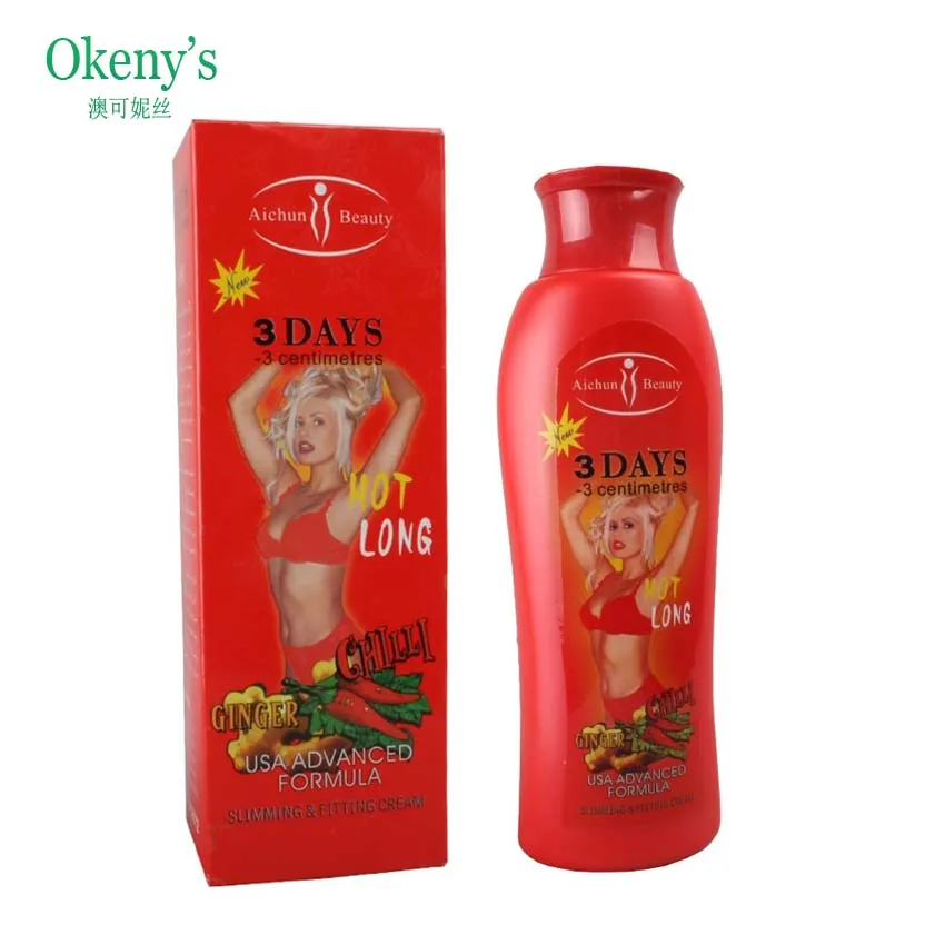 Fast Chili Slimming Cream 3 Days Fat Burning Cream Slimming Diet Gel Fat Burner Lose Weight Cellulite Slimming Body 200ml