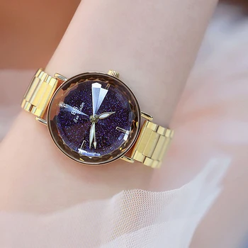 

Fashion Dial Women Watches Luxury Golden stainless steel Ladies Watch Women Dress Clock women relogio feminino 2018 Gift Present