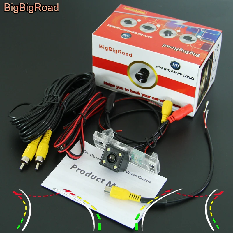 BigBigRoad Car Intelligent Track Rear View Camera Connect to Original Screen For Peugeot 508 2011 2012 2013 2014 2015 2016 BigBigRoad Car Intelligent Track Rear View Camera Connect to Original Screen For Peugeot 508 2011 2012 2013 2014 2015 2016