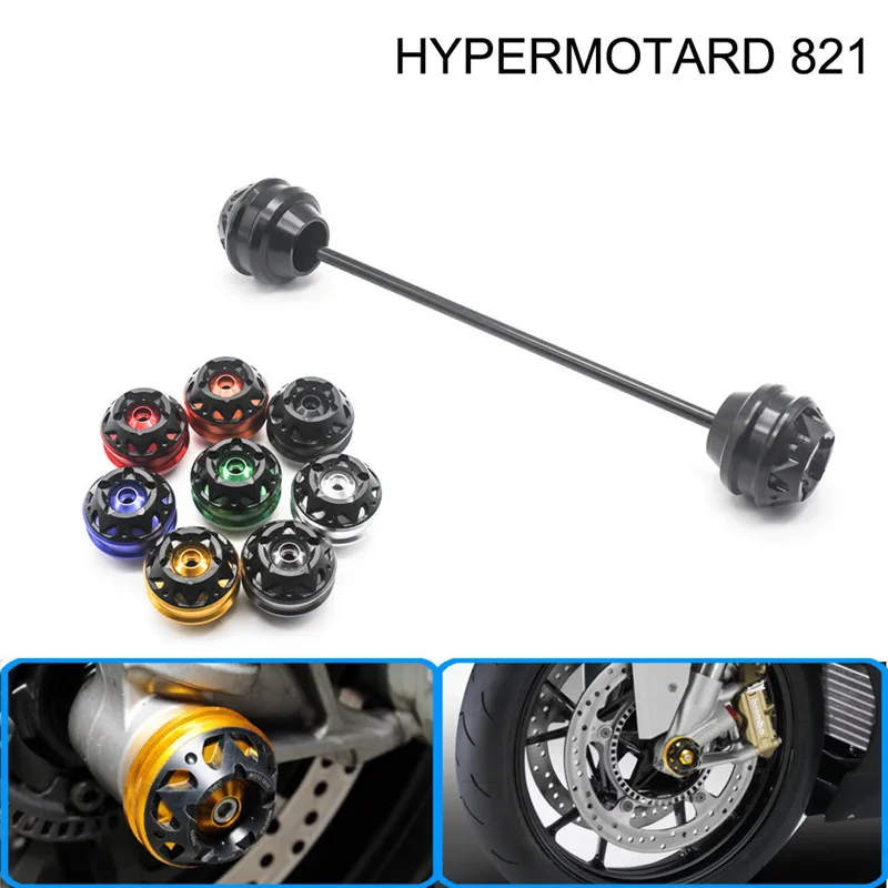 Free shipping for Ducati HYPERMOTARD 821 2013-2015 CNC Modified Motorcycle Front wheel drop ball / shock absorber | Автомобили и