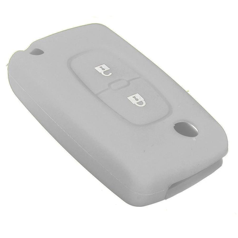 

New Fashion 2 Btn Remote Key Case High Quality Silicone Protect Cover