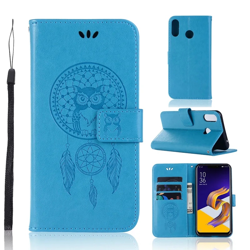 

OWL Flip Wallet Case For Asus ZC520TL ZC553KL ZC551KL ZC554KL ZC520KL ZC600KL ZE552KL ZE520KL ZE554KL ZD553KL ZS620KL Flip Cover
