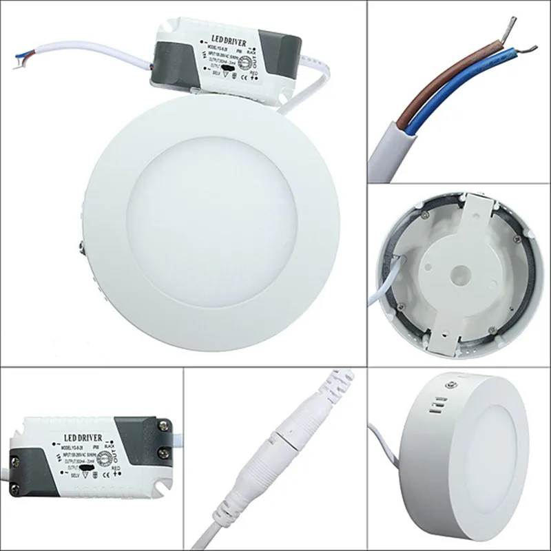 

50pcs Surface 9W Dimmable LED Downlight Cold White+ 20 meter Cold White 5050 led strip light + 1pcs 200W LED Power supply