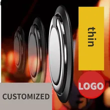 3 шт., Пользовательский логотип палец кольцо подставка для смартфона держатель мобильного телефона Подставка для iPhone и ipad вечерние подарки