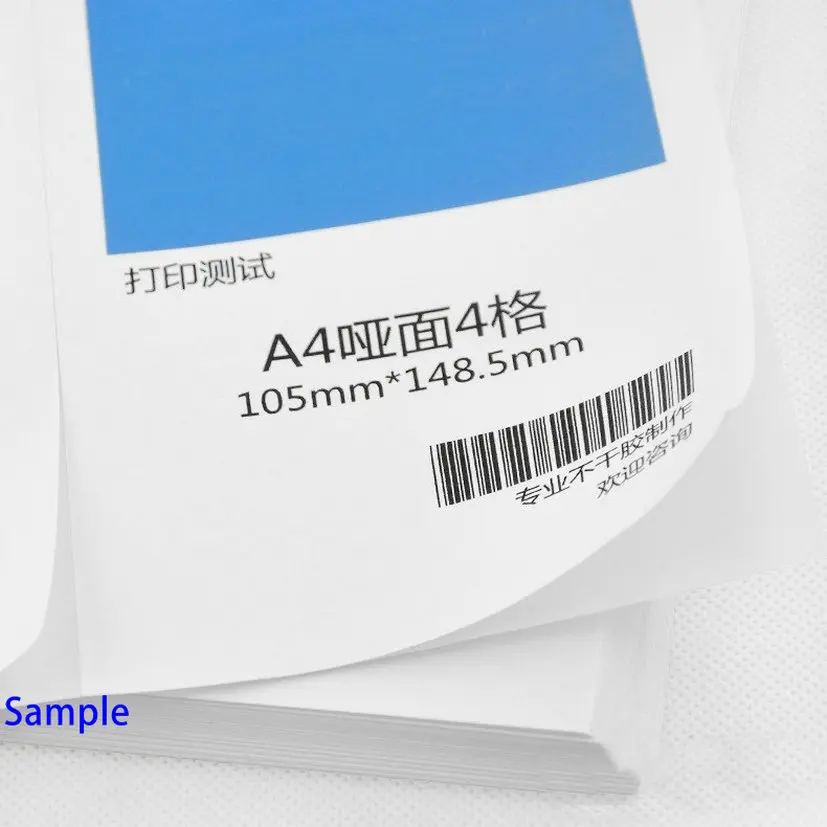 20x A4 Labels Sticker Paper Mailing Address Office Laser Inkjet 2x2 105x148.5mm 