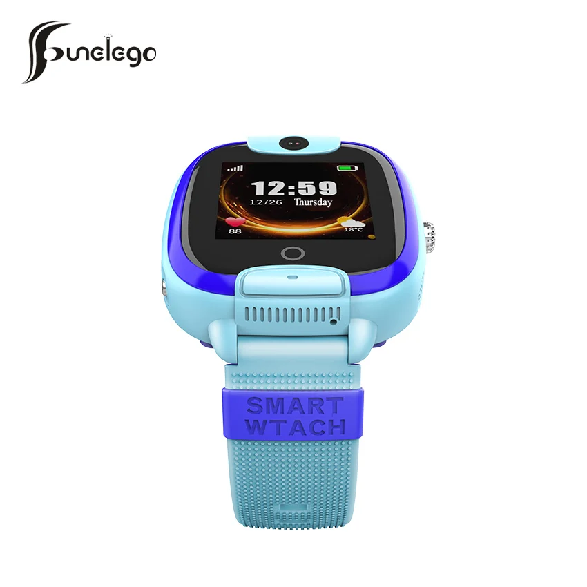 Beste Funelego Waterdichte Zwemmen Kind GPS Tracker Smart Horloge Touch Screen SOS Telefoon Horloge Voor Kinderen Diep Waterbestendig SeTracker