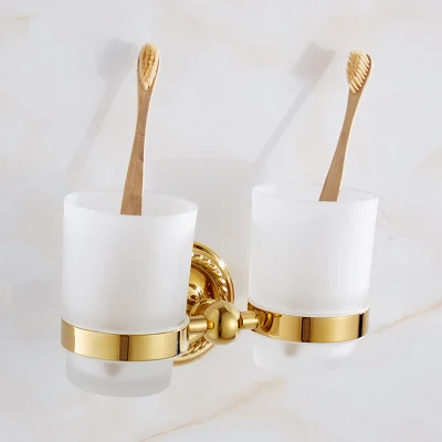 Bathroom Accessories Set Brass Gold Bath Hardware Sets Towel Rack,Paper holder Toilet Brush Holder,Towel Hanger,Hooks,Towel Ring