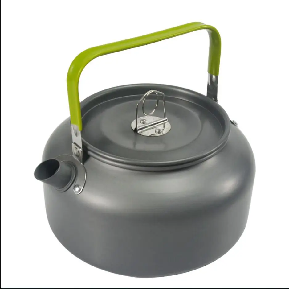 1.2L Aluminum Alloy outdoor kettle Camping Picnic Water Teapot Coffee