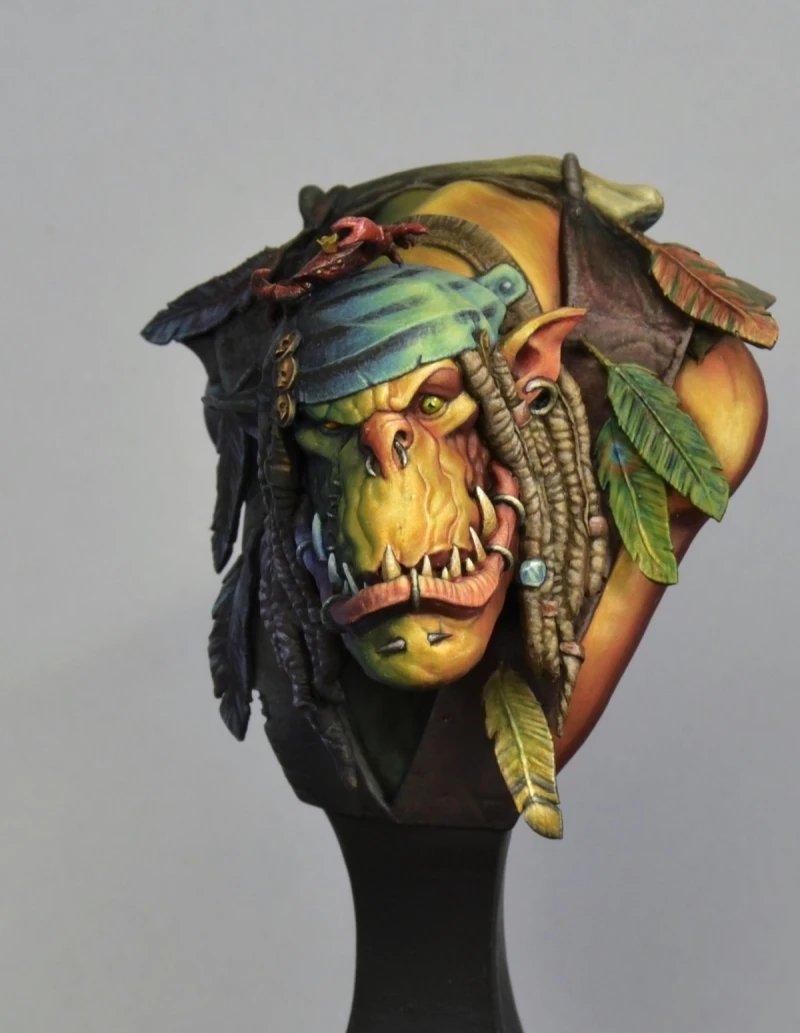 1/10 Bust Resin model kit  Orc 268