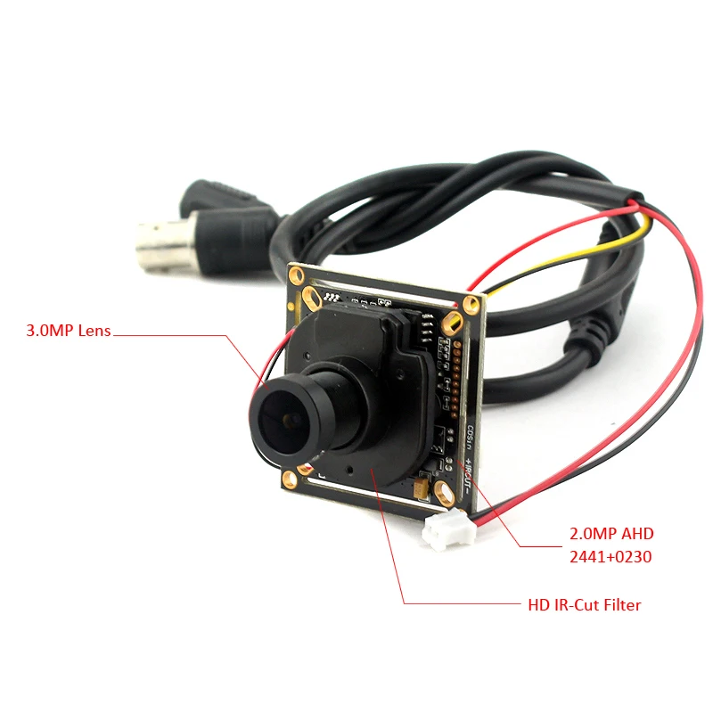 

3000TVL AHD CCTV Camera 2.0M 1080P AHD 2441+0230 CMOS OSD board CCTV Camera security camera