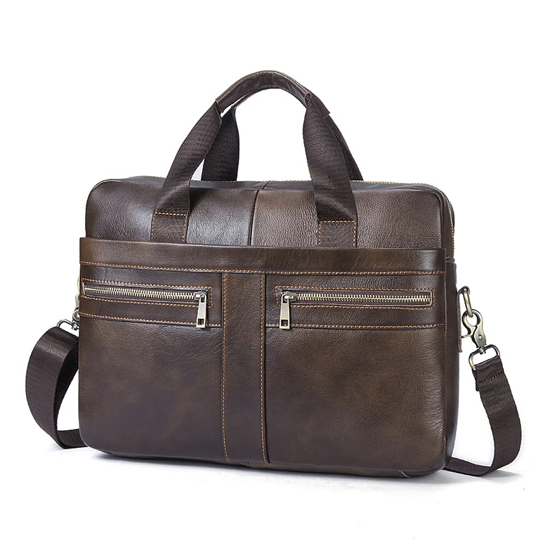 Genuine Leather Laptop bag men 13.3 inch Causal Shoulder Messenger Briefcase Male Notebook bag Genuine Leather Laptop bag men 13.3 inch Causal Shoulder Messenger Briefcase Male Notebook bag