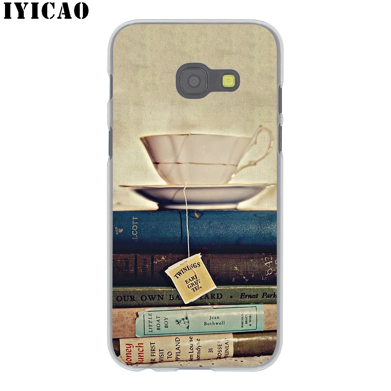 Первая кофейная книга IYICAO для Samsung Galaxy A3 A5 A6 A7 A8 Plus A9 A10 A30 A40 A50 A70 M10 M20 M30 A10S A20S A30S A40S