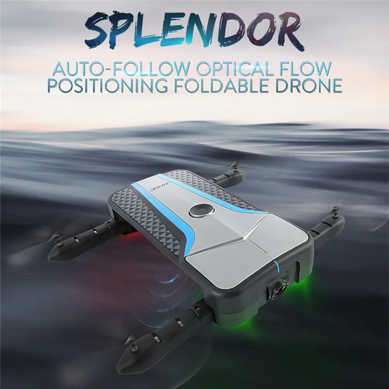 

JJRC H62 Splendor 720P Camera Foldable Drone Wifi FPV Drone Auto-Follow Optical Positioning Quadcopter RC Quadcopter