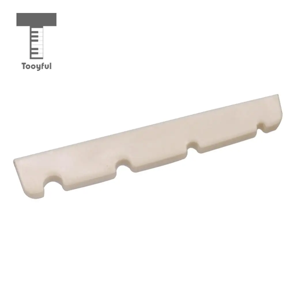 2 Pieces Slotted Nut for 4 String Electric Bass Replacements