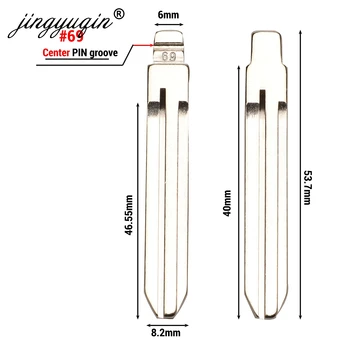 Keyforkess #03 15 25 69 No.104 Auto di Vibrazione A Distanza Chiave Blacde Fob Per Grande Muraglia HAVAL HOVER H1 H2 h3 H5 H8 H9 Sostituzione In Bianco - Jingyuqin 03 15 25 69 No 104 Auto di Vibrazione A Distanza Chiave Blacde Fob