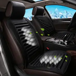 Роскошные 12 V летом подушки сиденья автомобиля воздушной подушке с вентилятором подушка для автомобильного сиденья сиденье охлаждающий