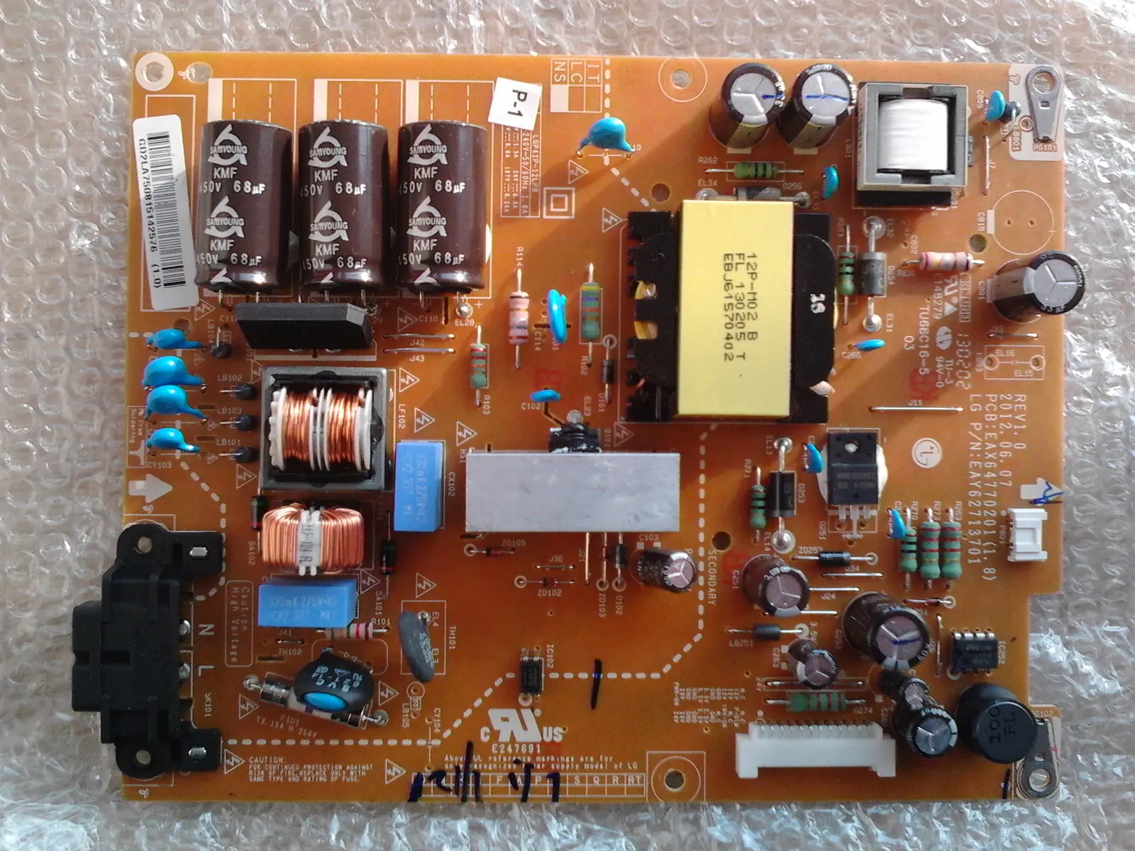 

Free Shipping>Original 100% Tested Working 42LS315H 42LS3150 42LS3450 EAX64770201 P42P-12LPB 42LM3450