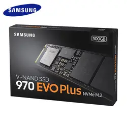 Samsung HDD 250 GB 500 GB 1 ТБ 970 EVO плюс NVMe M.2 2280 NVMe Внутренний твердотельный накопитель SSD PCIe 3,0x4, для ПК компьютер