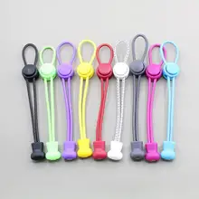 Растягивающийся замок кружева много цветов фиксирующий башмак шнурки эластичные модные шнурки