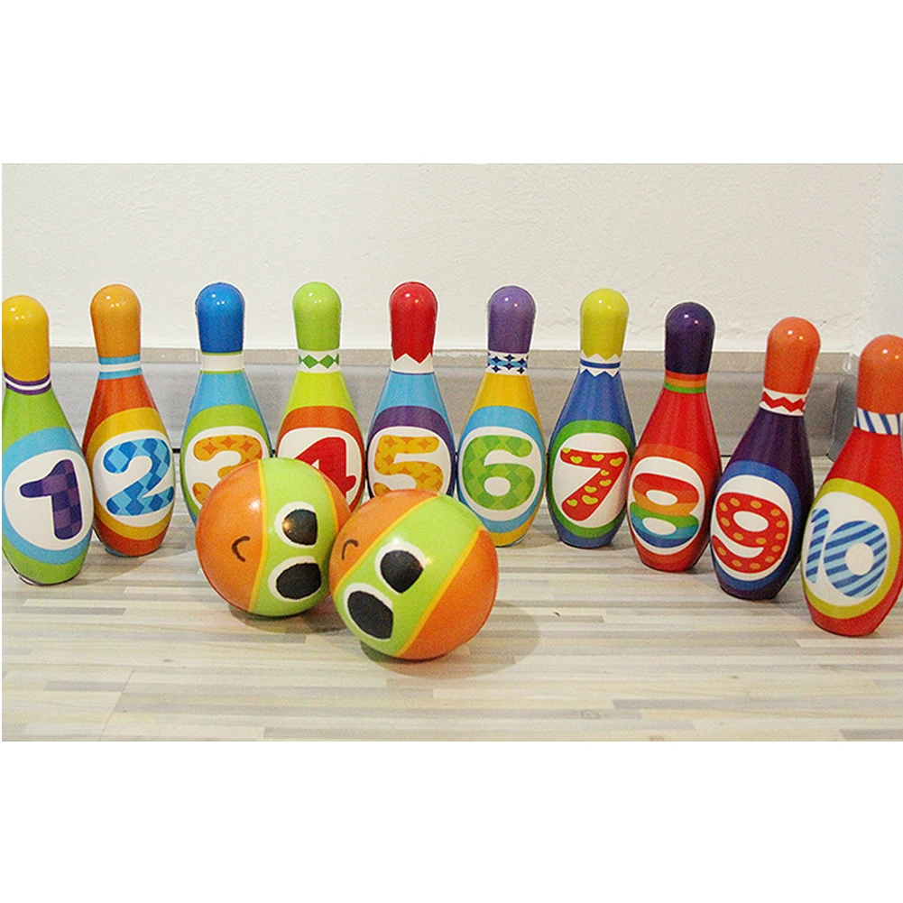 

PU Cotton Gift Funny House Sports Soft Play Games Preschool Foam Kids Bowling Set Children Indoor Mini Toy
