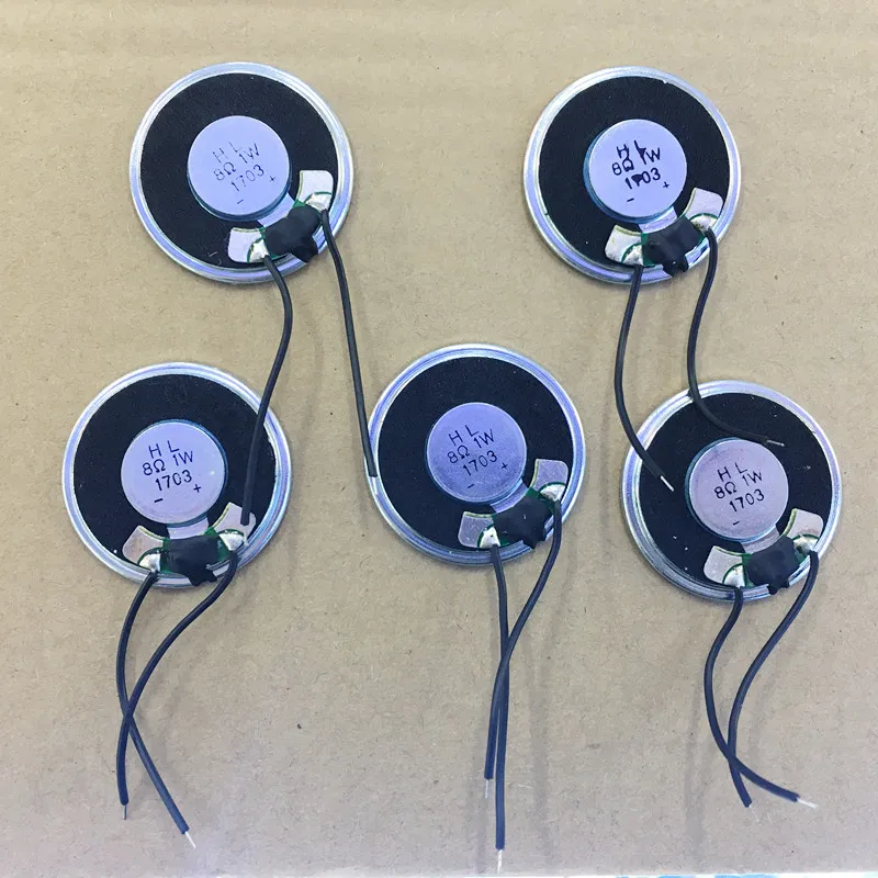 5X loudspeaker buzzer 8ohm 1w 36mm for Baofeng BF888S BF777S BF666S etc walkie talkie replacement accessory