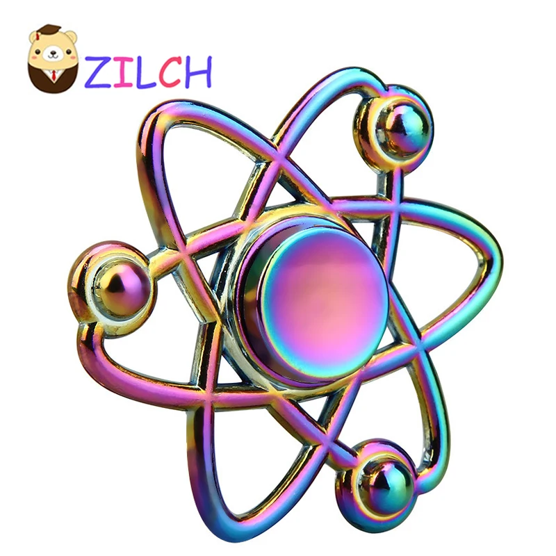 

Funny Multicolor Six Awn Star Spinner Fidget ADHD Finger Hand Spinner Toys EDC Finger Gyro Rainbow Colorful