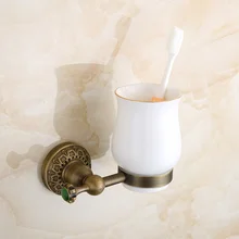 Античный медный европейский стиль медный античный держатель для чашки в стиле ретро держатель для чашки