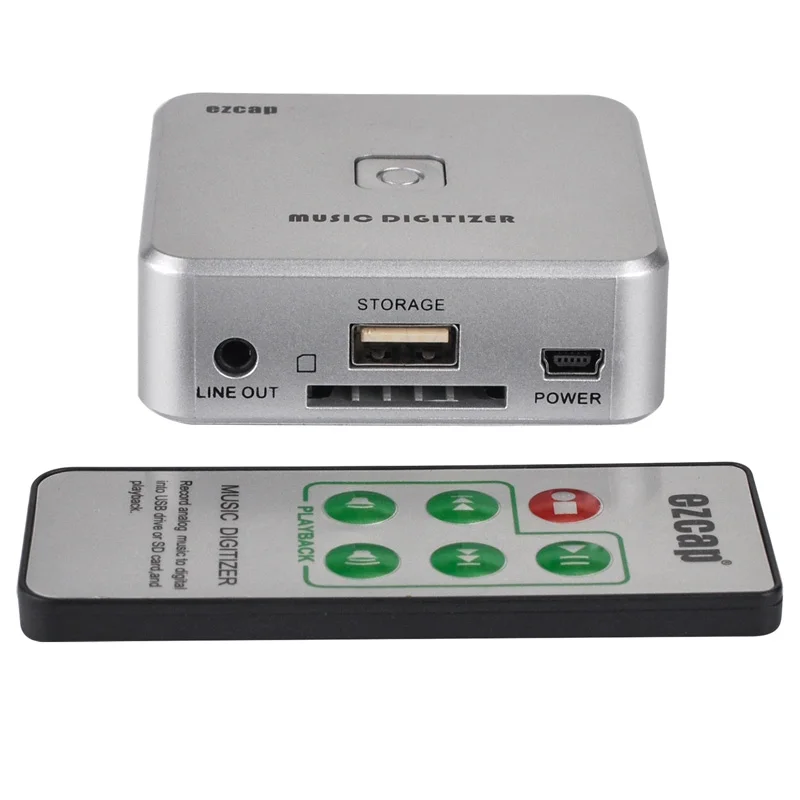 Music Digitizer Analog audio to digital recorder record analog music to digital usb flash disk or SD Card no pc need