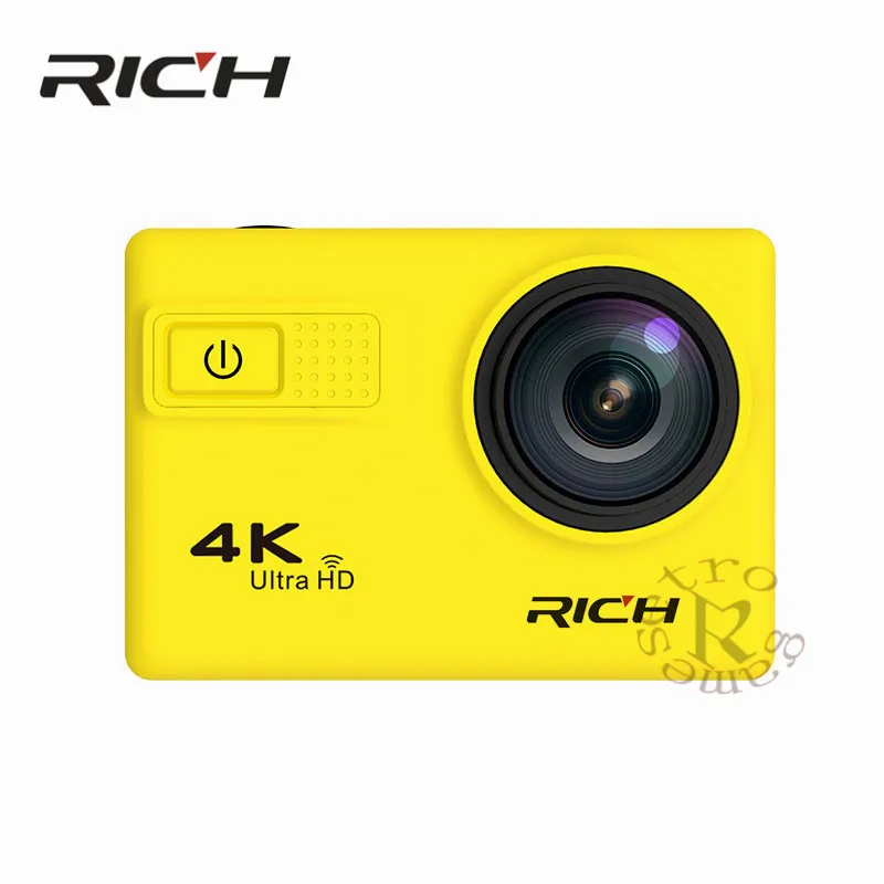Экшн камера RICH F68B 4K Wifi 2 0 &quotLCD UHD водонепроницаемая Спортивная наружная