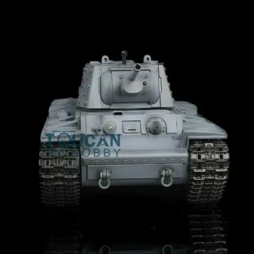 2,4G Henglong 1/16 серый 6,0 пластик советская KV-1 RTR rc Танк 3878 360 револьверная башня TH12649