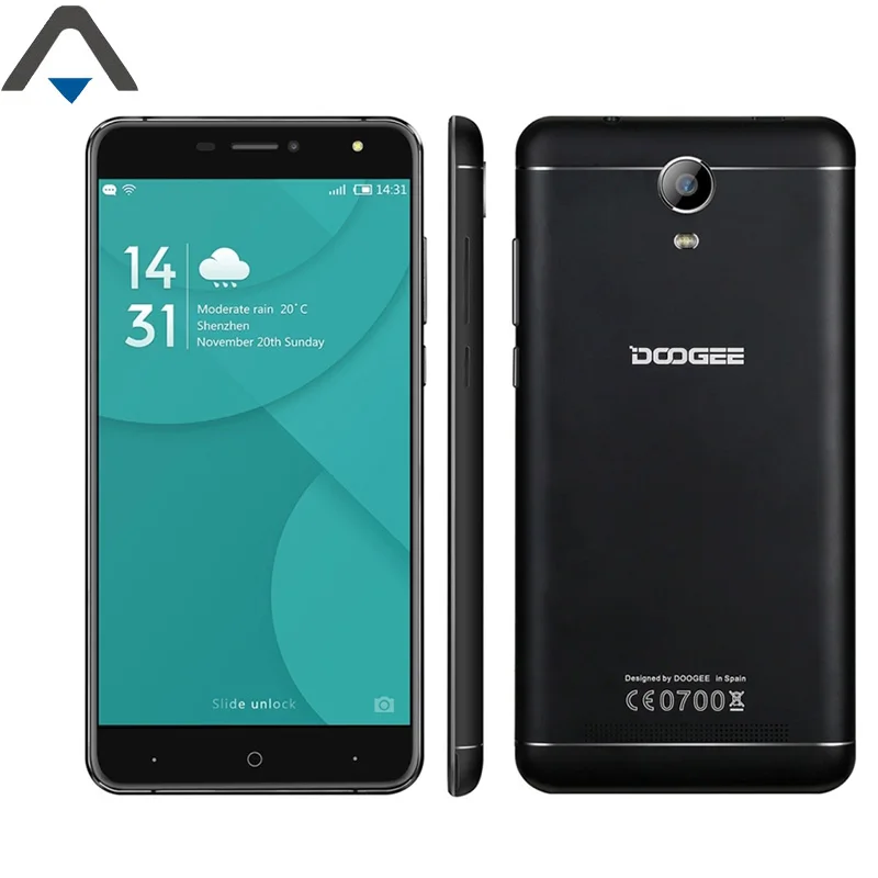 Doogee X7 Pro cell Phone Android 6.0 Quad Core 2GB RAM 16GB ROM 6 inch 13MP camera 720P HD 3700mAh 4G Smartphone fast charge | Мобильные
