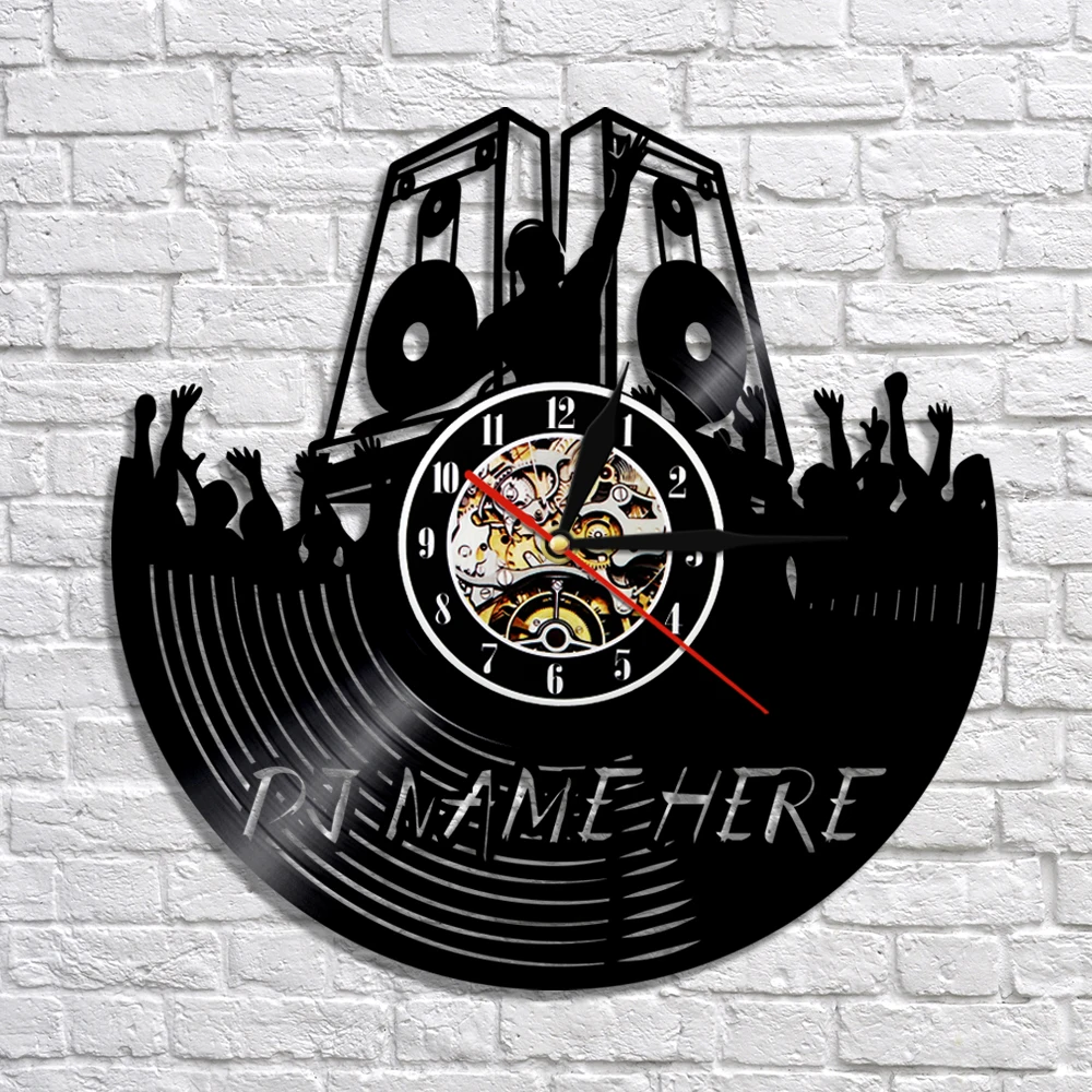 1Piece Custom DJ Name Music Theme Art Wall Decoration