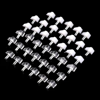 20pcs 16x10x15mm Durable DIY Kitchen Cabinet Shelves Holder Shelf Support Pins Pegs Bookcase Home Tools