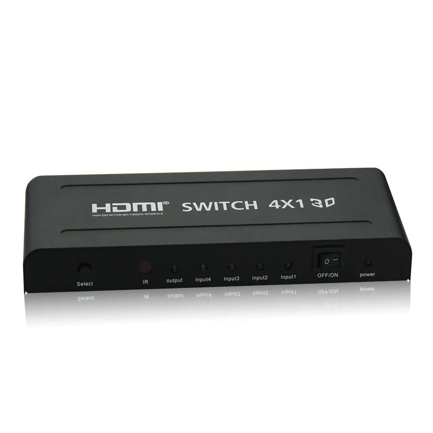 HDMI переключатель 4 в 1 выход full HD 4K * 2K 3D портовый коммутатор с поддержкой