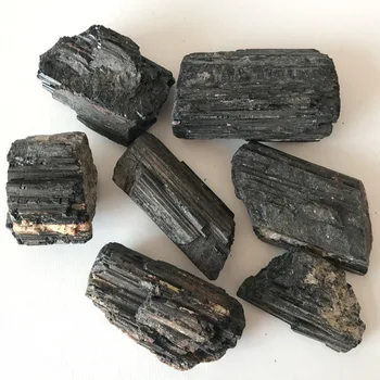 

AAAA++200g Rare Natural Black Tourmaline Quartz Crystal Rough Specimen C302 Natural Stones and Minerals Fish Tank