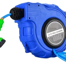 10 м-20 м с душевой автомобильной катушкой для водяного шланга, автоматическая выдвижная телескопическая намотка ПВХ завернутая в пряжу трубка для мойки барабана