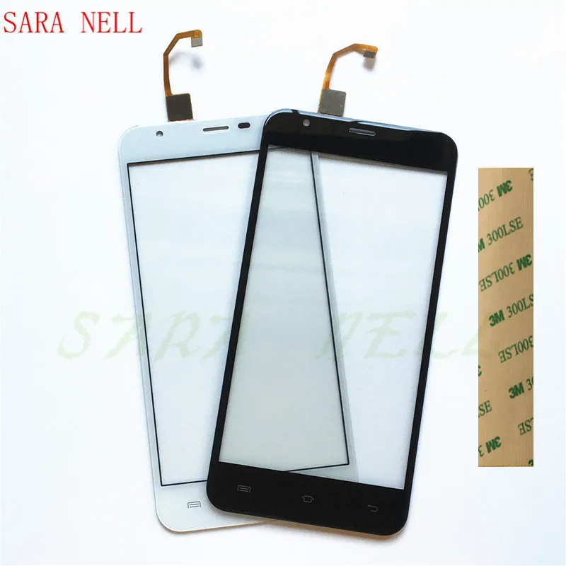 

SARA NELL Phone Touch Sensor Touchscreen For Oukitel U7 plus Touch Screen Panel Front Glass Lens Parts Digitizer+tape