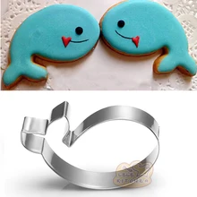 10 шт Океан Дельфин нержавеющая сталь формочка для печенья Высокое качество Мультфильм форма для хлеба Кондитерские печенье-сэндвич выпечки инструмент