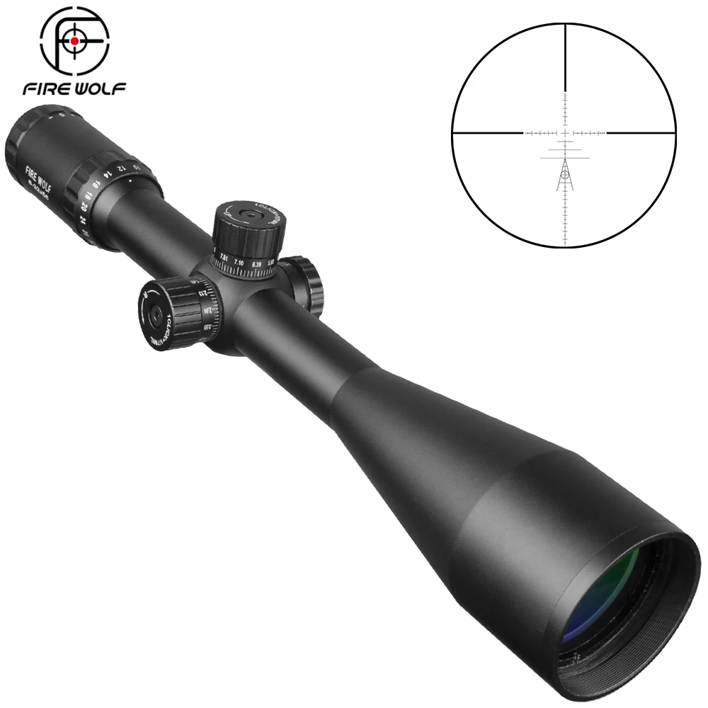 

Fire Wolf 8-32X56 Scope Tactics Rifle Scopes Side Optics Focus Black Matte For Hunting And Outdoor Use Sight Telescope