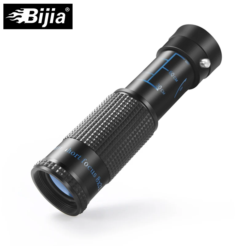 

BIJIA Monocular light telescope Size 3 portable and zoomable telescop Ergonomic comfortable Blue crystal observation