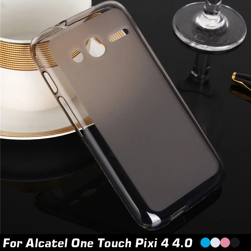 Новый матовый Задняя накладка чехла из ТПУ для Alcatel One Touch Pixi 4 0 4034D силиконовый