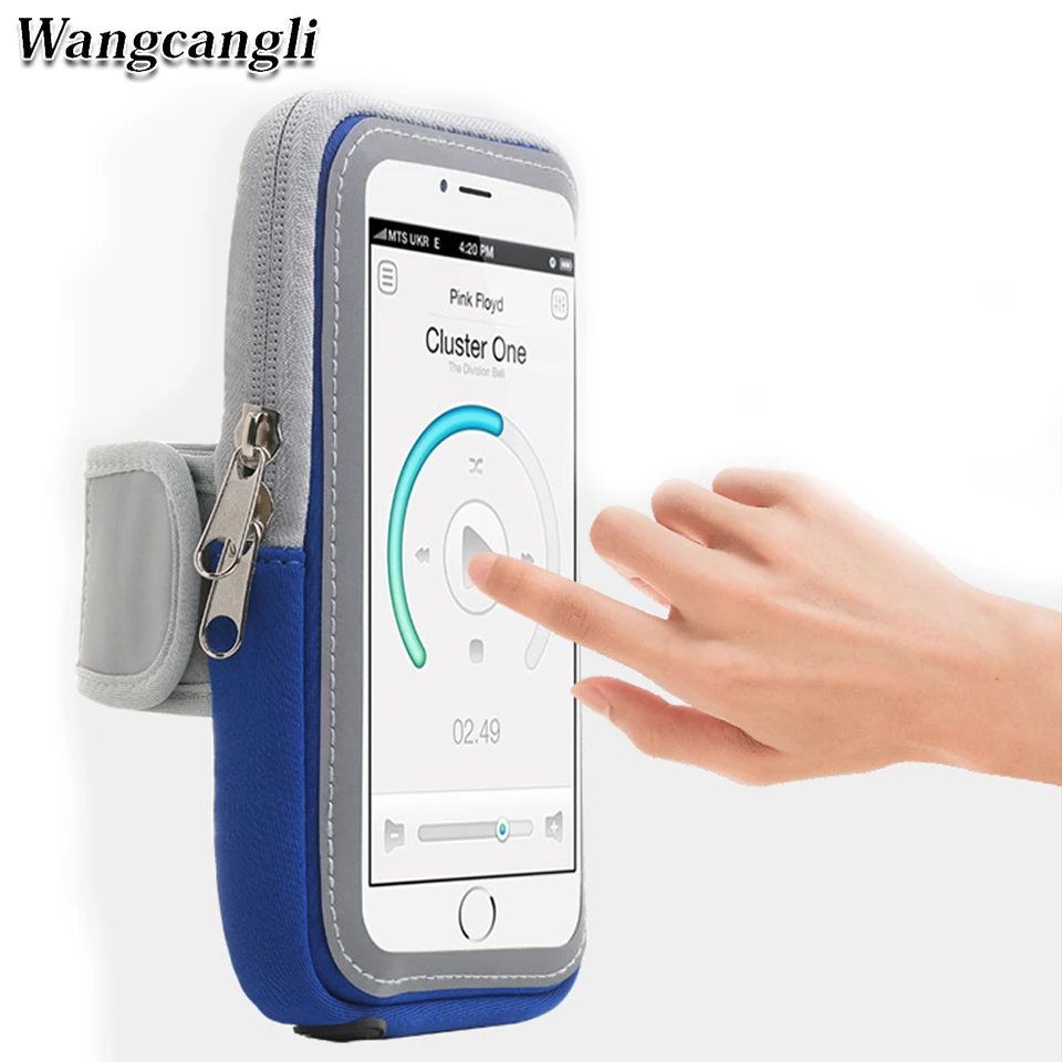 

wangcangli mobile bracelet run phone armband cover for running arm band the holder for phone on hand case for hand