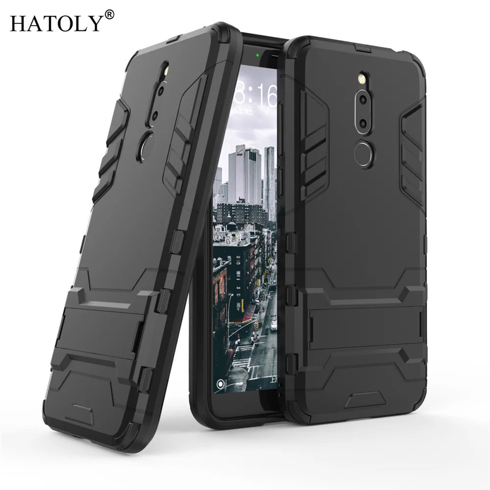 cases for meizu black Cover Meizu M6T Case Rubber Robot Armor Phone Shell Bumper Protective Hard Back Phone Case for Meizu M6T Cover for Meizu M6T best meizu phone case Cases For Meizu