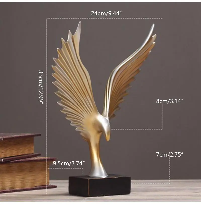 Details about   Abstract Eagle Wings Sculpture 