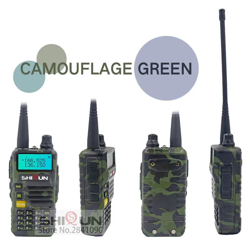 Ham радио для охоты SQ-UV25 двухдиапазонный 5W VHF UHF иди и болтай Walkie Talkie “иди и обновление Baofeng UV-82 УФ 5R UV-5R иди и болтай Walkie Talkie S UV-R50 R50-2 - Цвет: Камуфляж