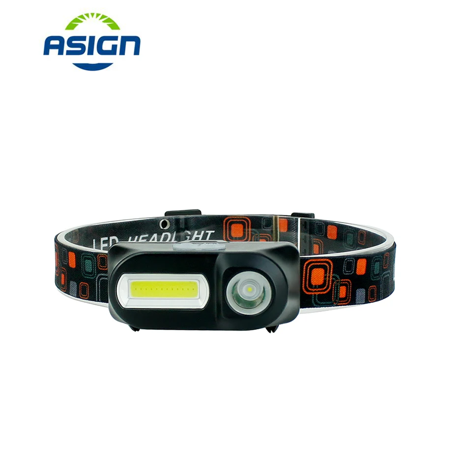 

Portable Headlight 6 Modes COB + XPE Mini Headlamp USB Rechargeable Ultra Bright Waterproof LED Head Lamp For Outdoor Lighting