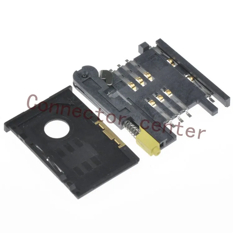 Разъем для sim-карты 8Pin Fungible Molex 91228-0001 91236-0001